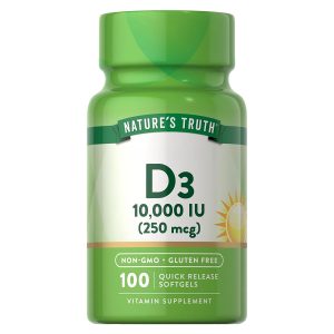 Suplemento Alimenticio de Vitamina D3 10000 250 tabs