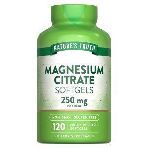 Suplemento Alimenticio de Citrato de Magnesio 120 caps