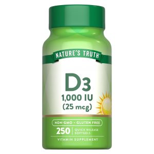 Suplemento Alimenticio de Vitamina D3 250 tabs