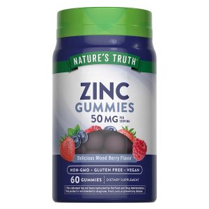 Suplemento Alimenticio de Zinc 60 gomitas