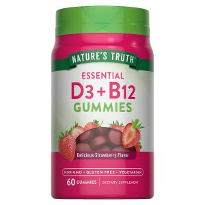 Suplemento Alimenticio de Vitamina D3 y B12 60 gomitas